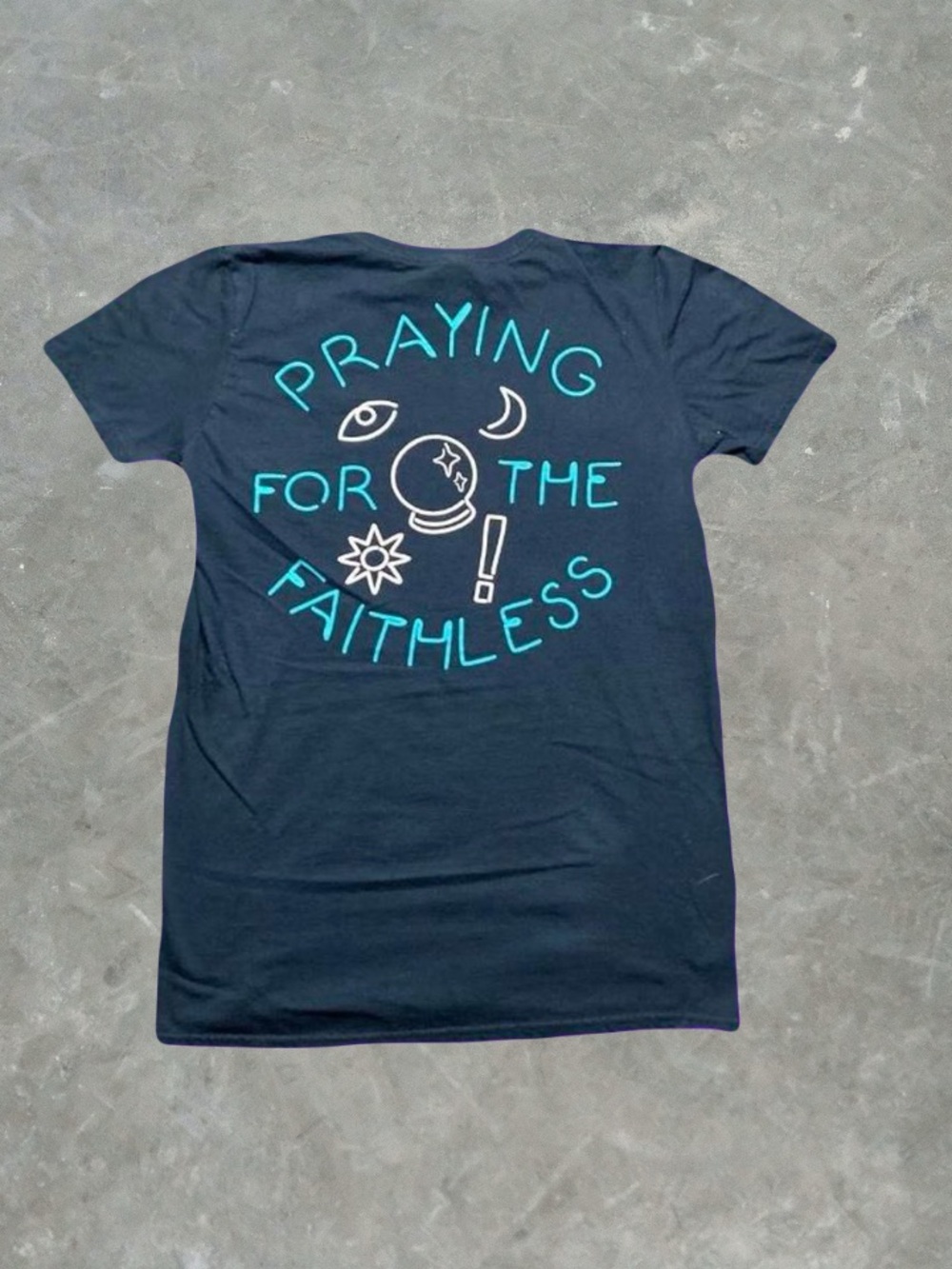 ☀️ Panic At The Disco Pray For The Faithless Graphic Tee Mens Size S Black